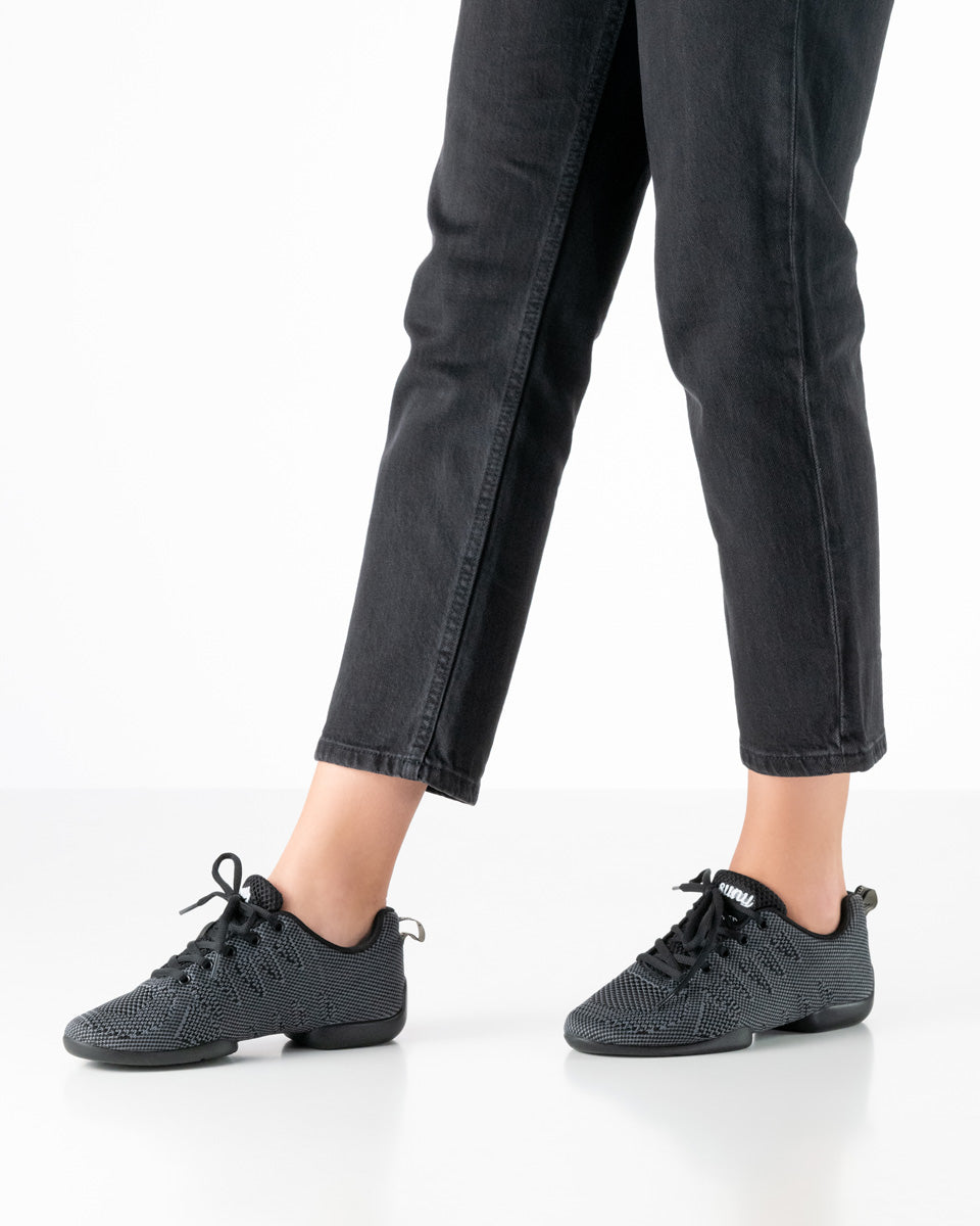Anna Kern Sneaker 150 Women, Knit – black / grey