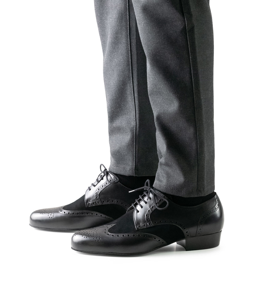 Werner Kern Udine. 28023 Leather/Suede black/ Grey (Comfort)