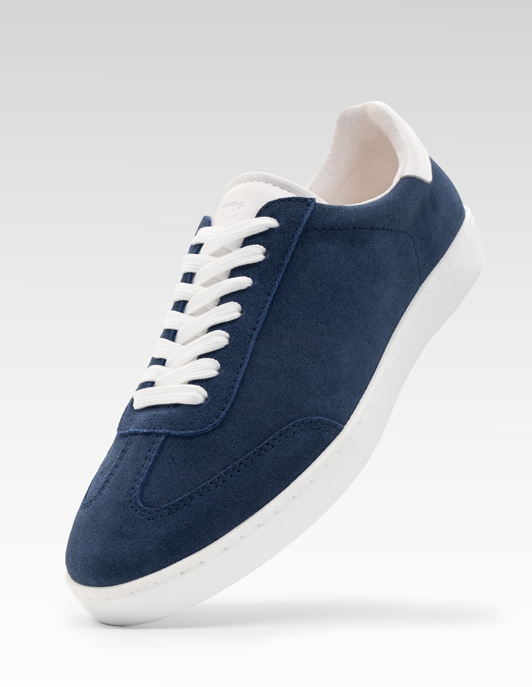 Anna kern 7005 Womens dance snker Goat suede – blue
