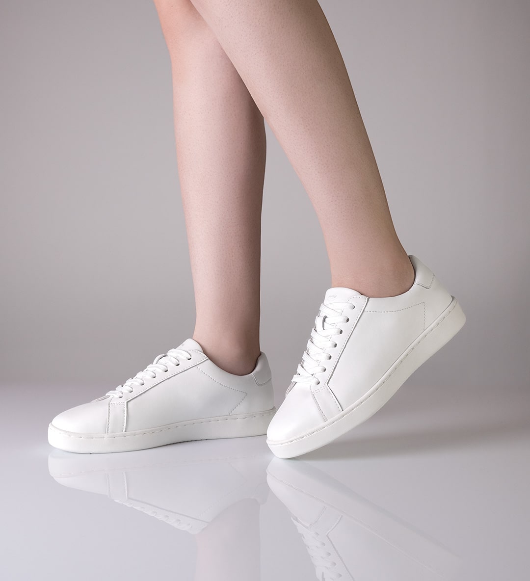 Anna kern 7025 Womens dance sneaker Nappa leather – white