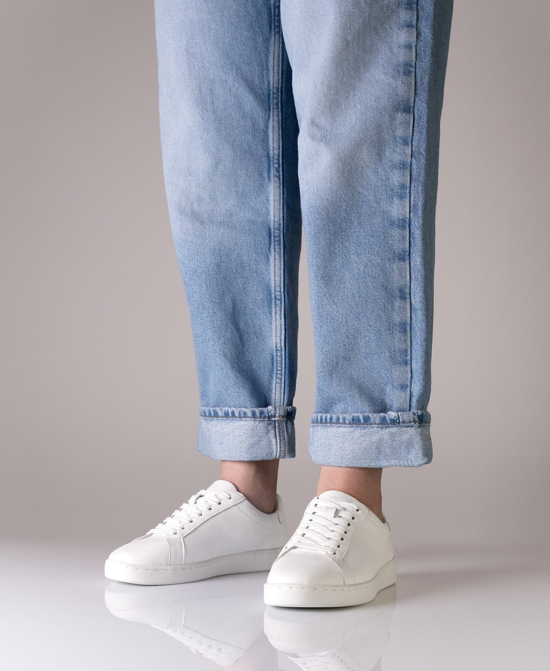 Anna kern 7025 Womens dance sneaker Nappa leather – white
