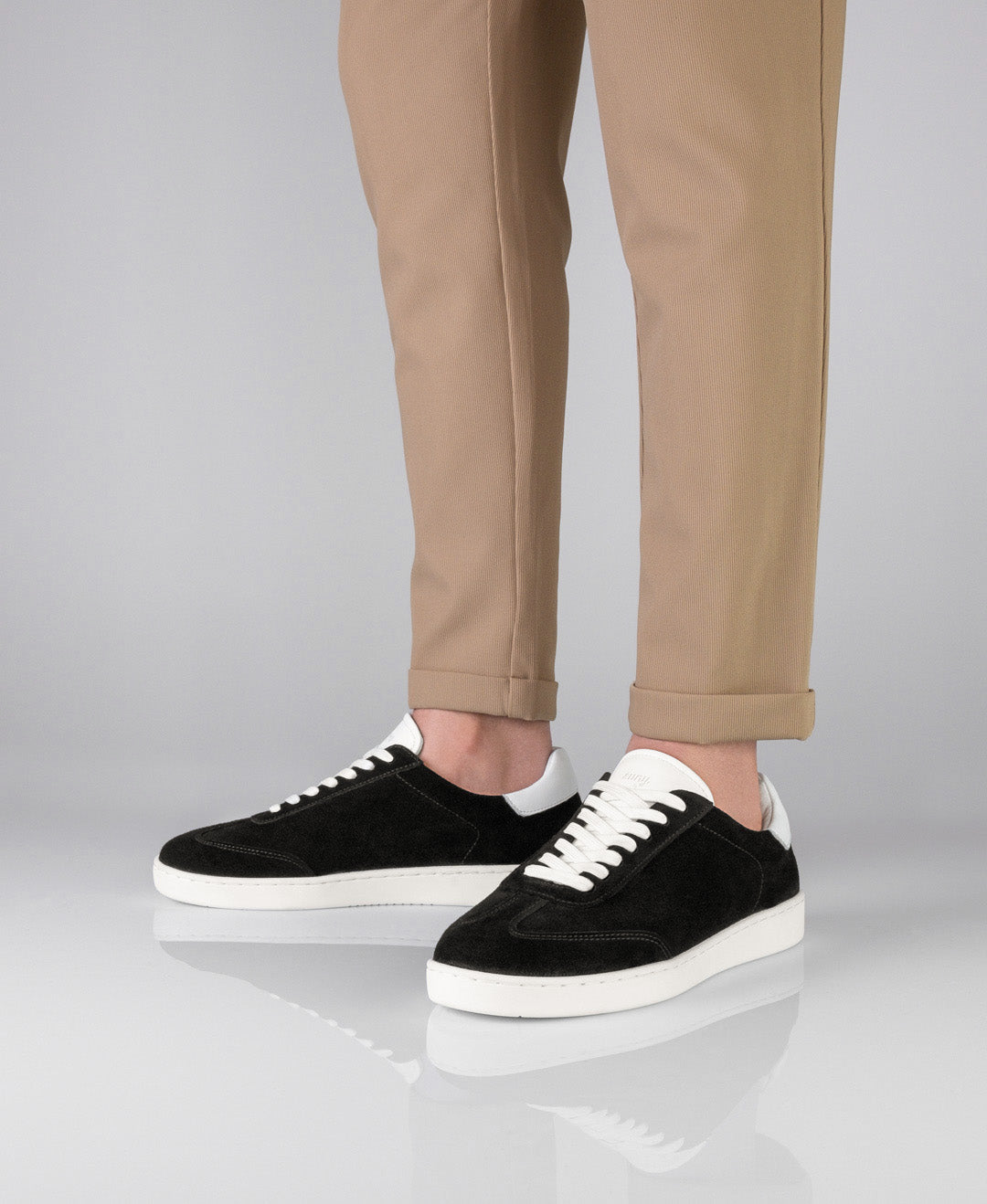 Anna Kern Sneaker 7415 Mens Trainer, Suede – black