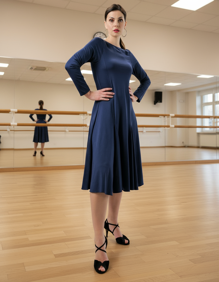 Werner kern Dance dress Alya Blue