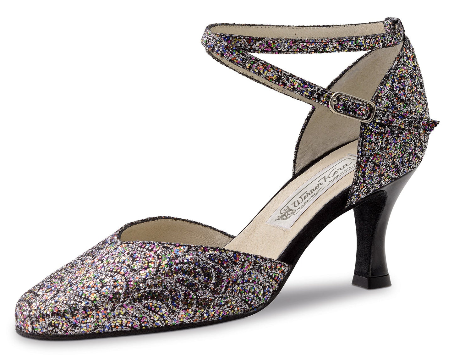 Werner Kern Betty Brocade silver multi 6.5 cm Heel