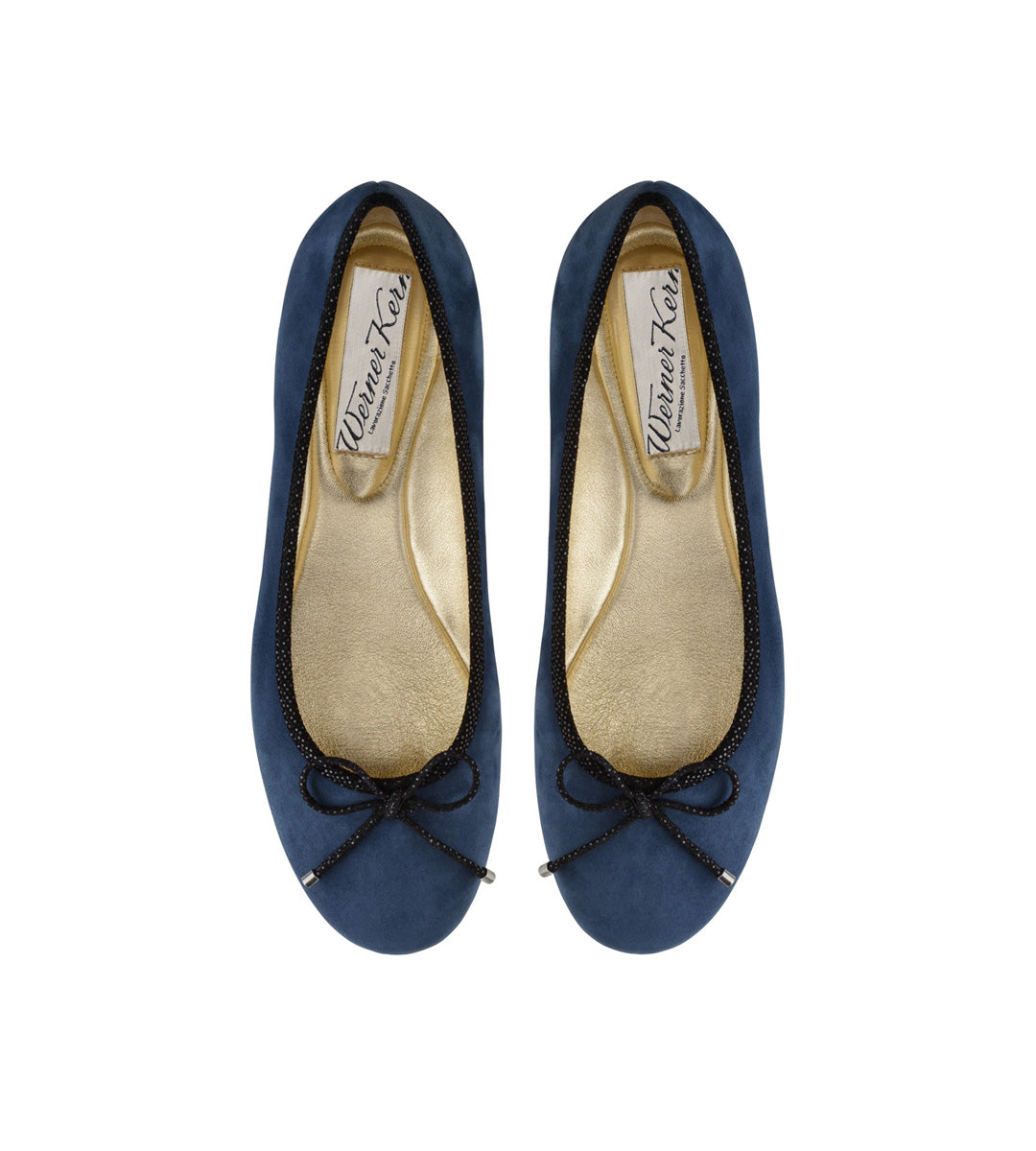 Werner Kern Dana, Goat suede – blue