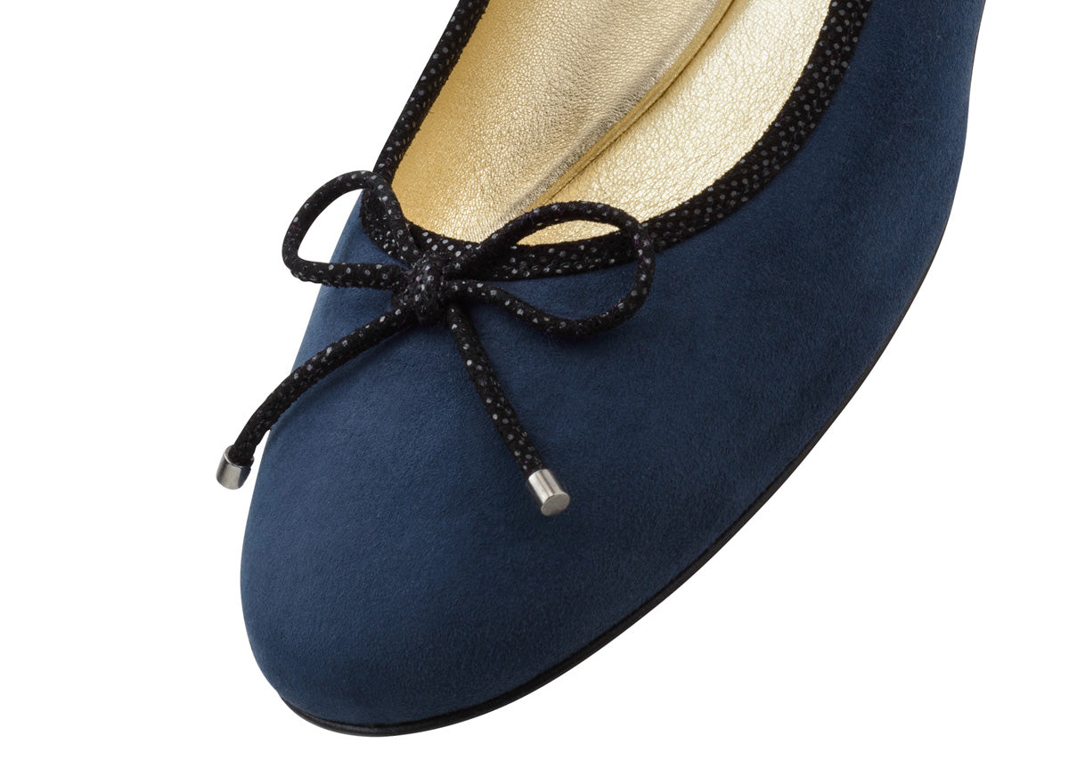 Werner Kern Dana, Goat suede – blue