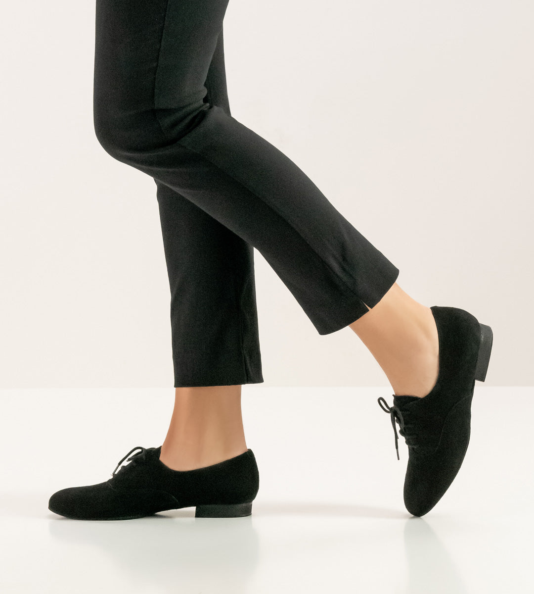 Werner Kern Franca Black suede 1.5 cm Heel