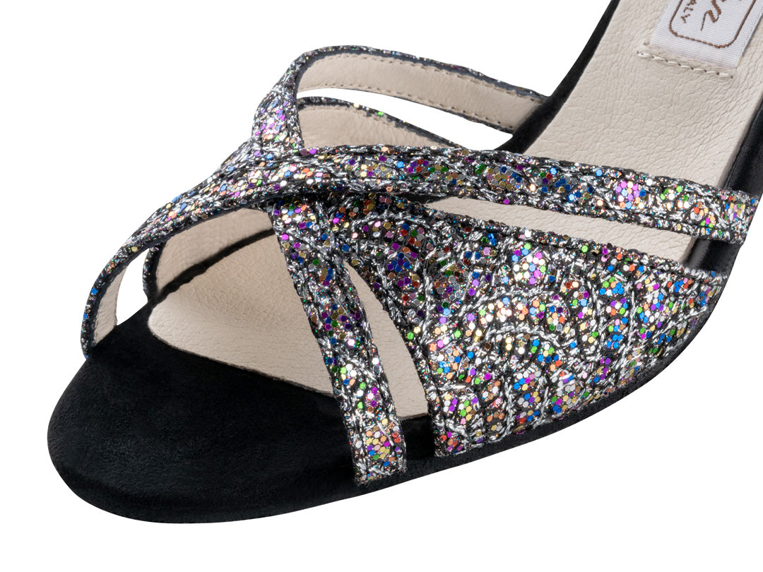 Werner Kern July Brocade silver multi 6.5 cm Heel