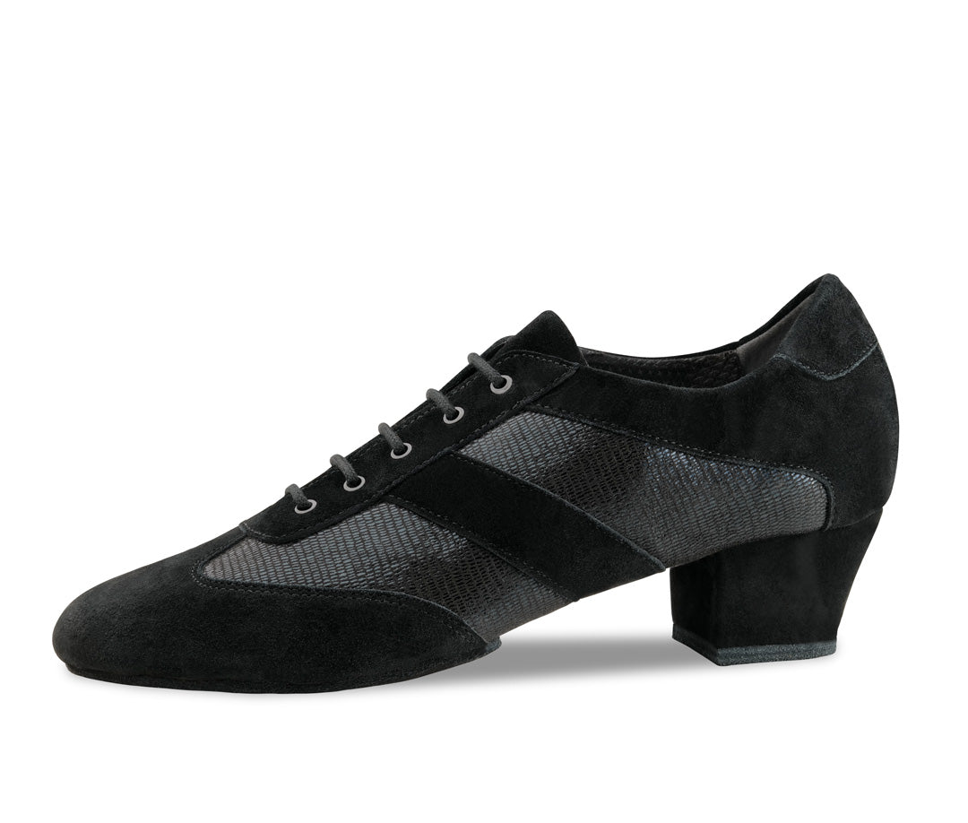 Werner kern Sandrine Printed leather / Suede – black