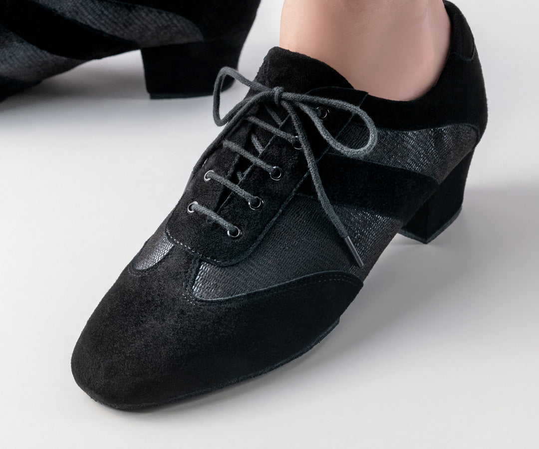 Werner kern Sandrine Printed leather / Suede – black