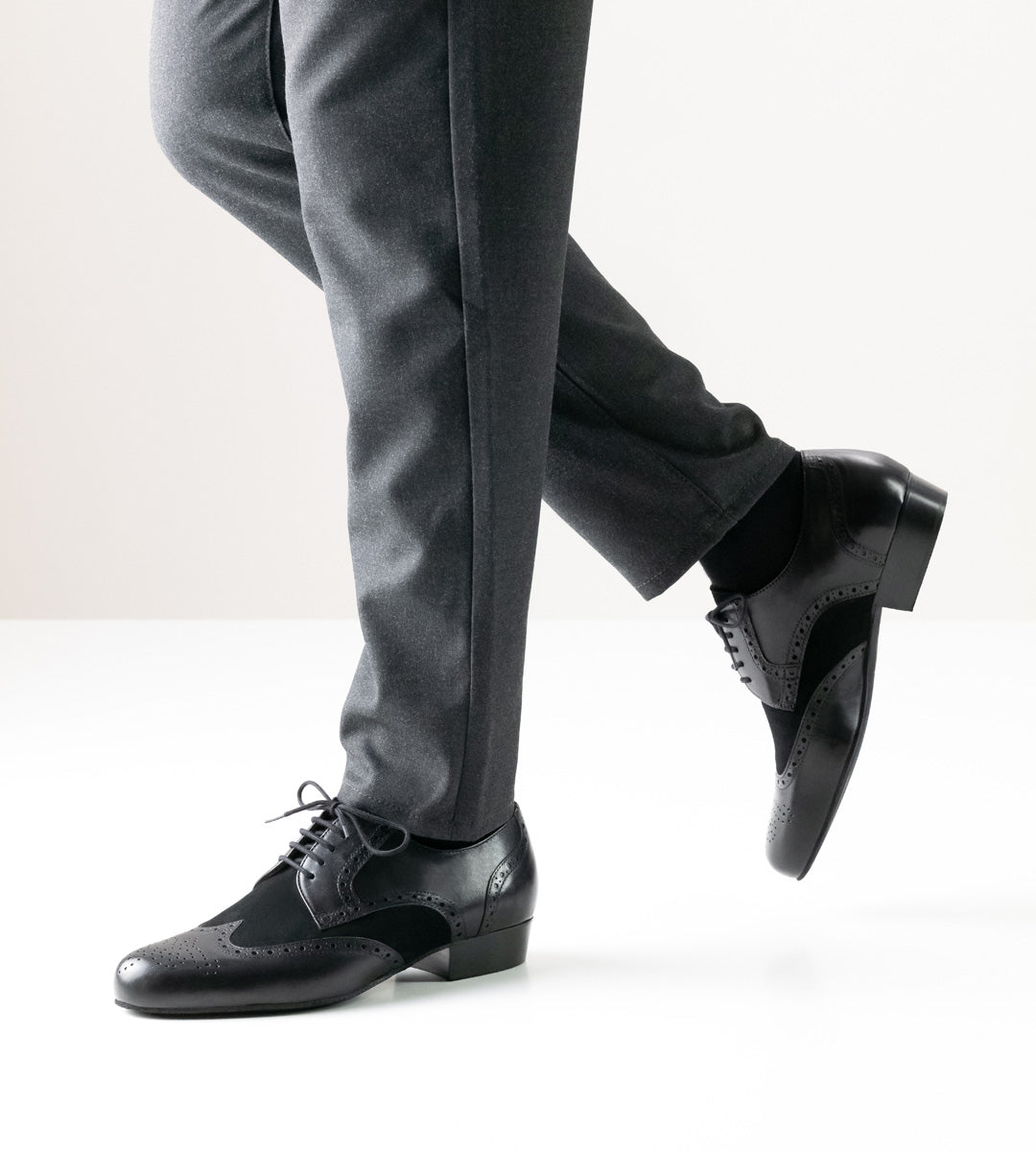 Werner Kern Udine. 28023 Leather/Suede black/ Grey (Comfort)