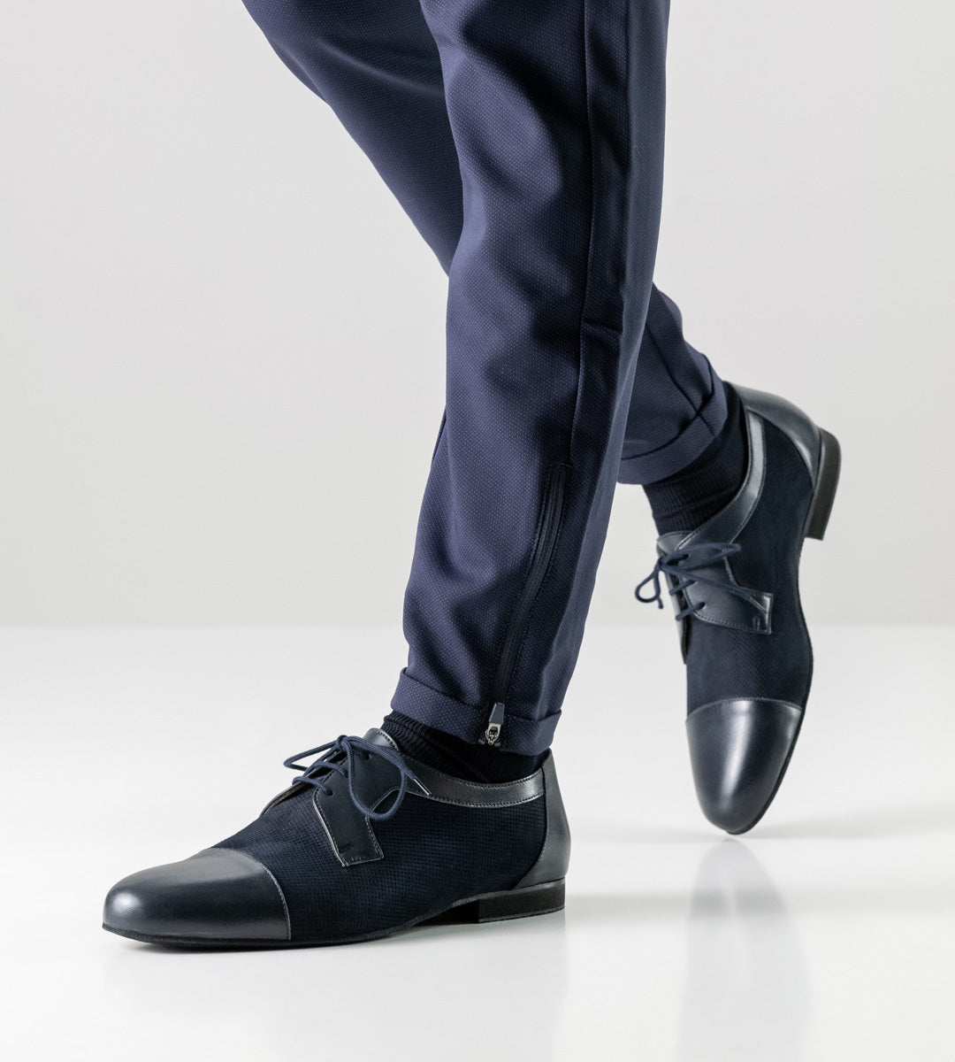 Werner Kern Treviso. 28049 Leather Suede Blue (Comfort)