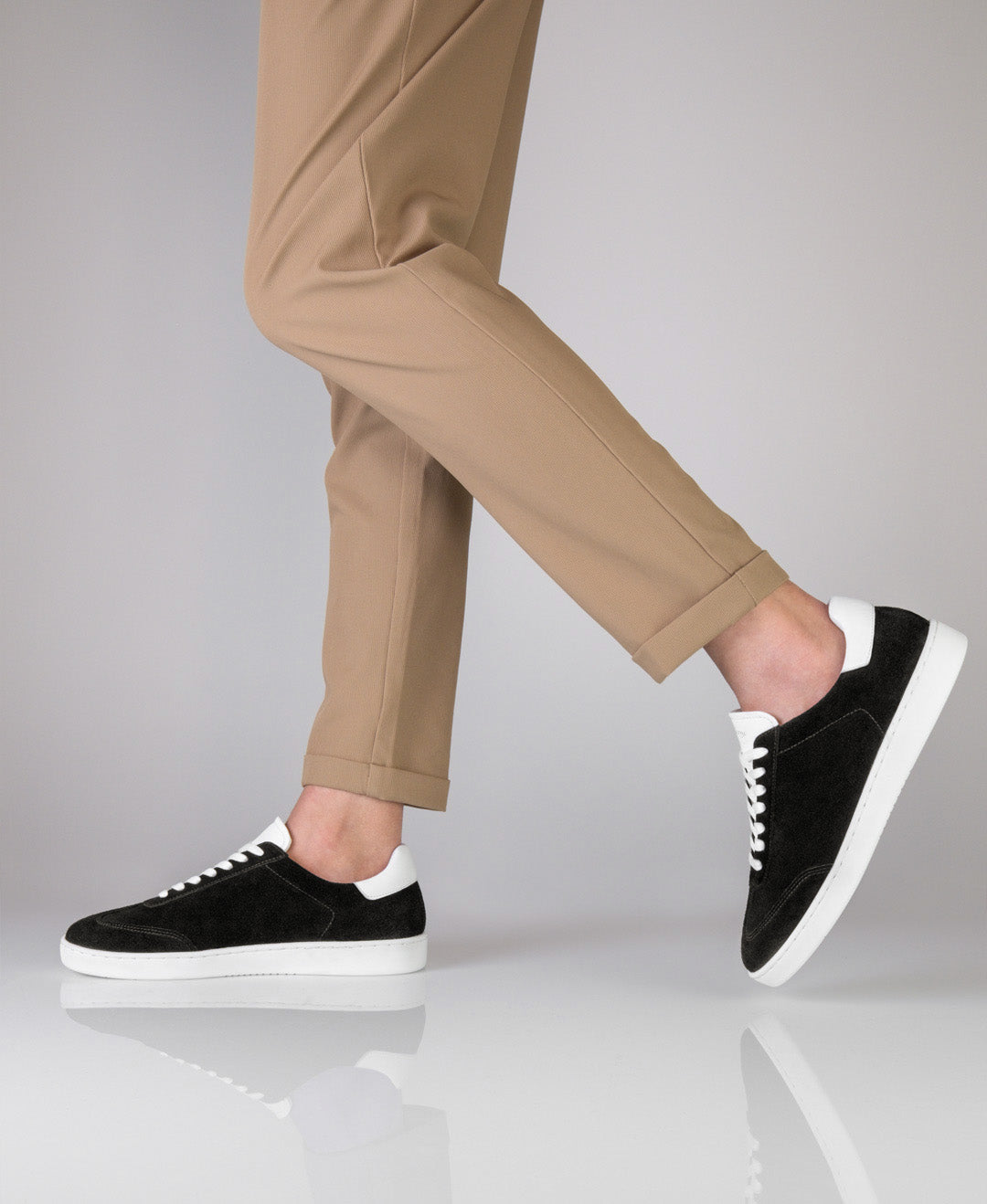 Anna Kern Sneaker 7415  Mens Trainer, Suede – black