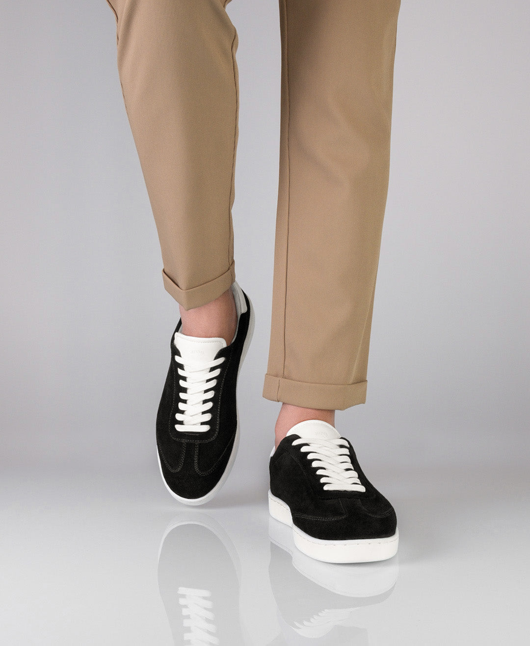 Anna Kern Sneaker 7415  Mens Trainer, Suede – black