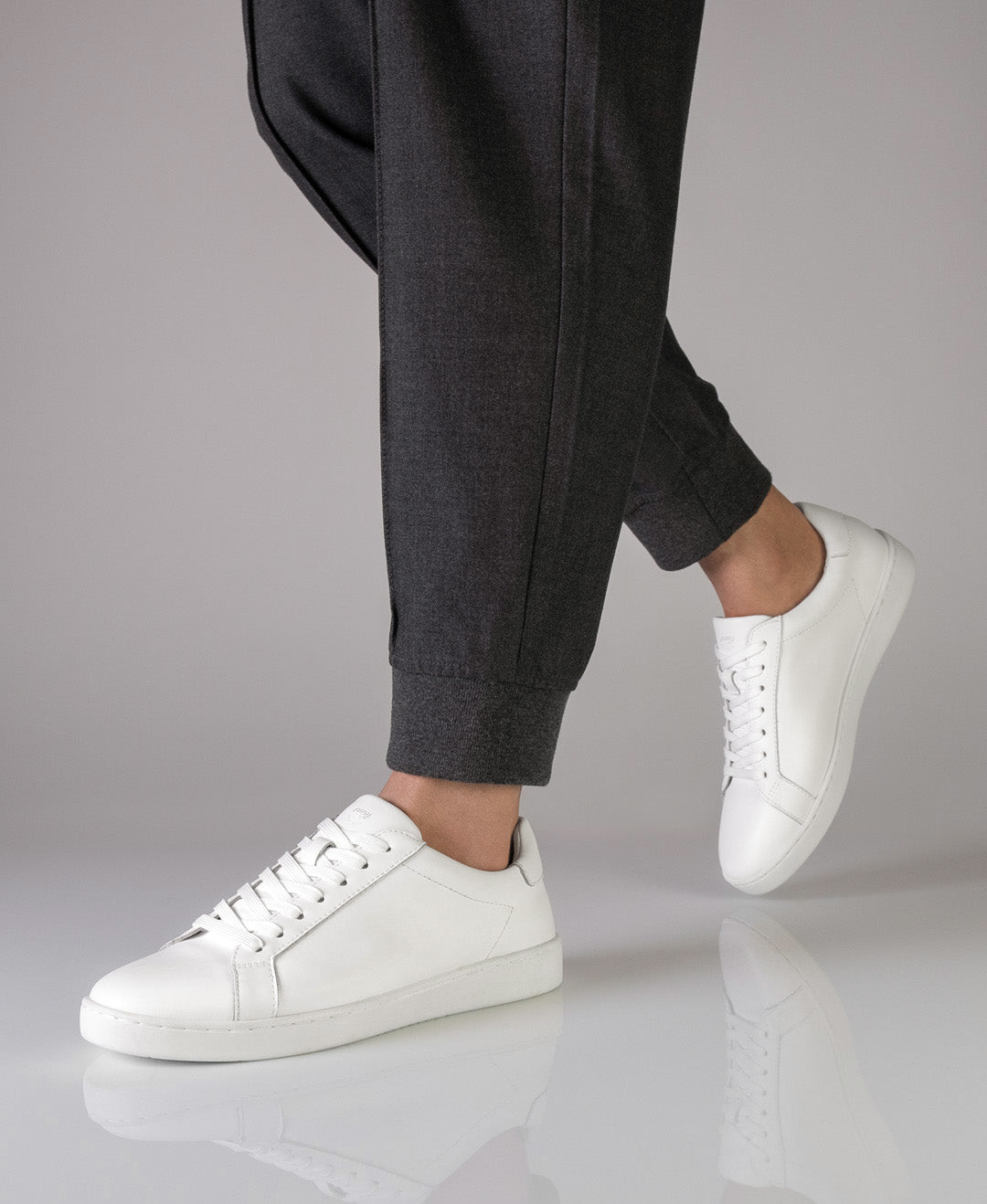 Anna Kern 7425 Mens Trainer, Nappa leather – white