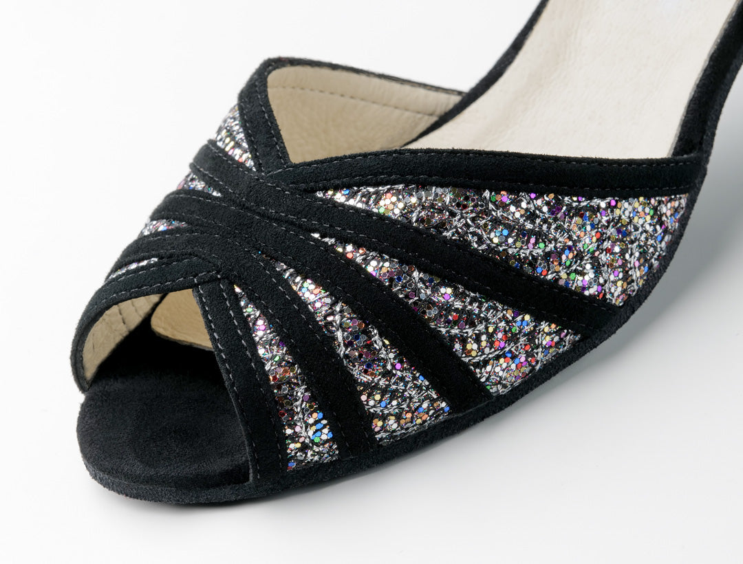 Werner Kern Ellie Brocade / Goat suede – black / multicolour