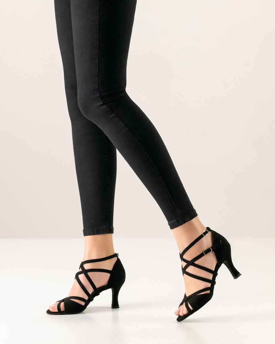 Werner Kern Irina 6,5 Suede black for narrow feet
