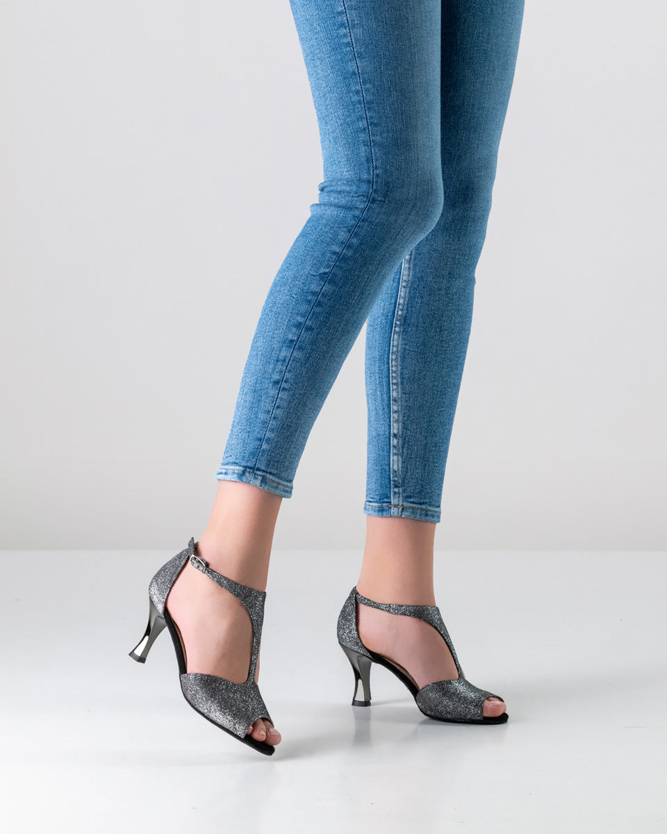 Jamie Brocade – black / silver