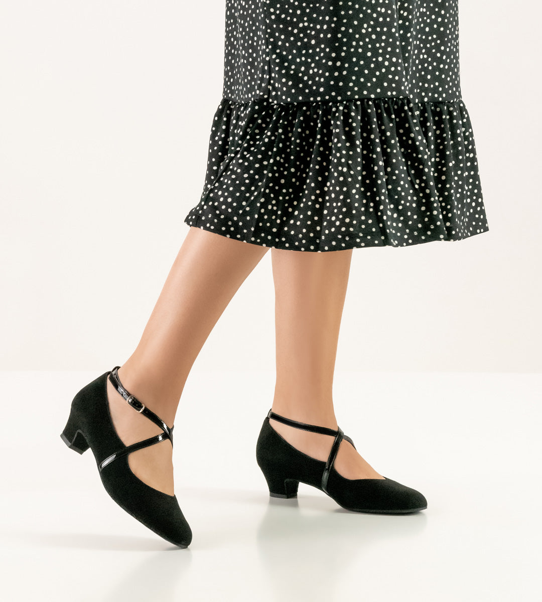Werner kern Marina 3,4 Suede black/Patent black
