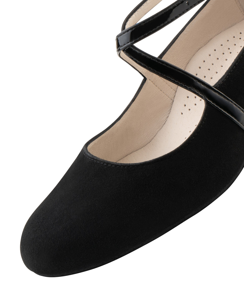 Werner kern Marina 3,4 Suede black/Patent black