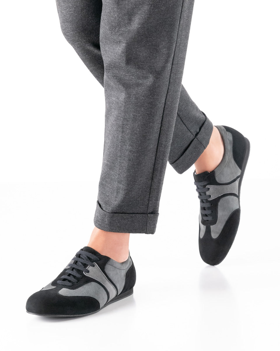 Werner Kern Parma Goat suede – black / grey 28065
