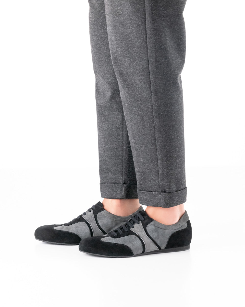 Werner Kern Parma Goat suede – black / grey 28065
