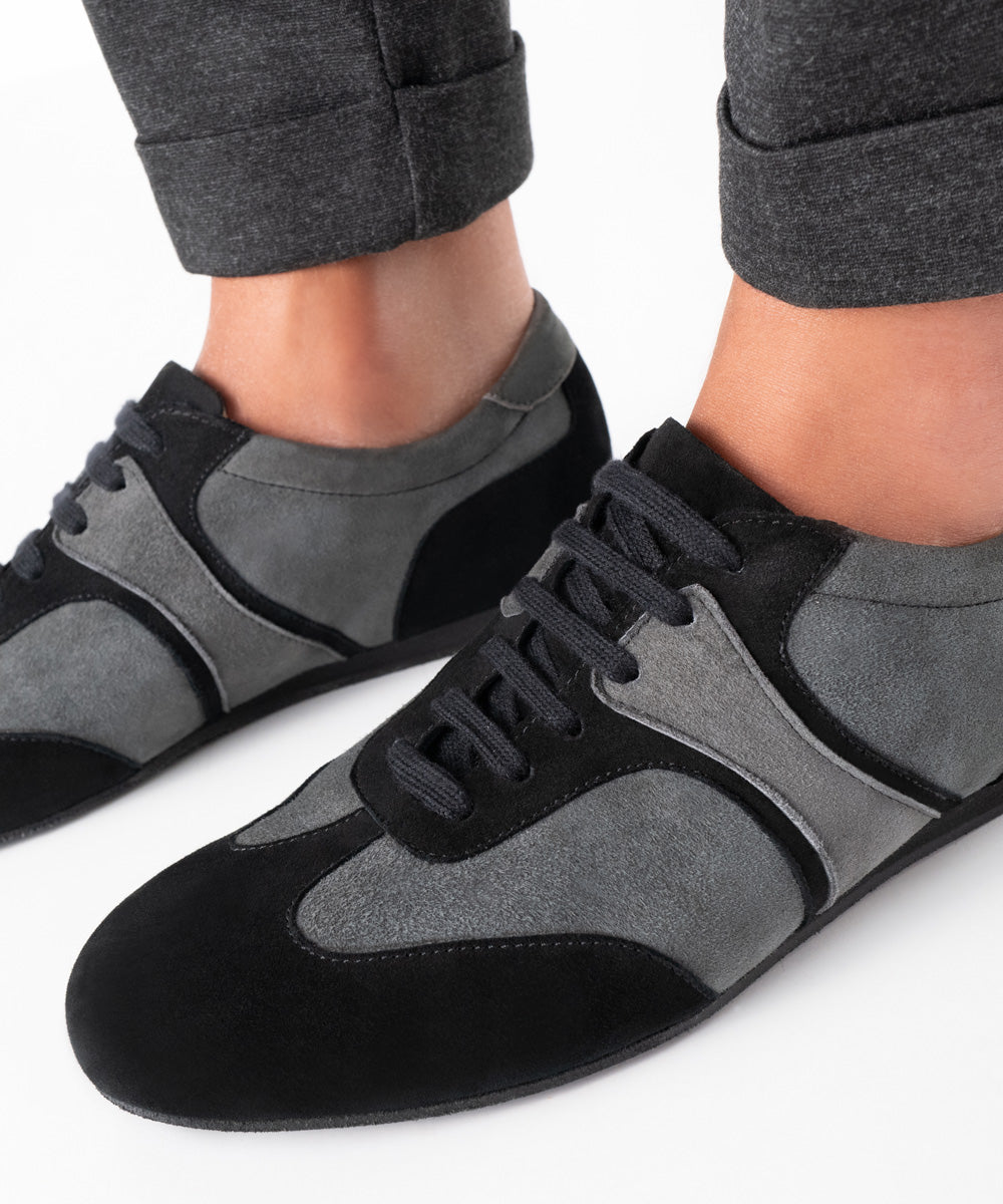 Werner Kern Parma Goat suede – black / grey 28065